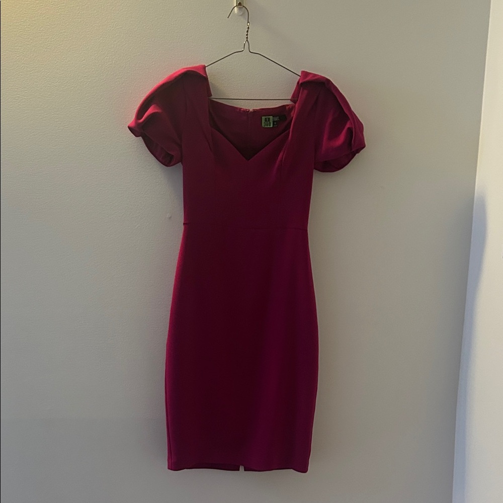 Badgley Mischka Fuchsia dress size 0 NWOT